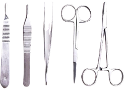 Scalpel, Forceps, Scissors